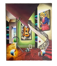 Ferjo - Heavenly Music - Painting Oil on Canvas