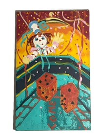 Paul Blaine Henrie - 7 Come 11 - Original Painting on Canvas