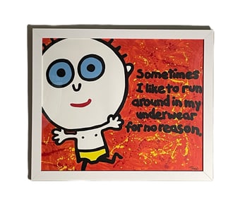 Todd Goldman - Sometimes I Like to Run - Limited Edition Lithograph