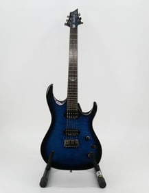Washburn Parallaxe PXMTR20 Trevor Rabin Signature 2016 Model in Transparent Blueburst with Case