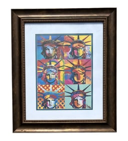 Peter Max, Liberty Head Series, 1996, Print, Pop Art Collectible