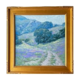 Joseph Hansen, Springtime in Laguna, Impressionist Painting, Oil, Signed