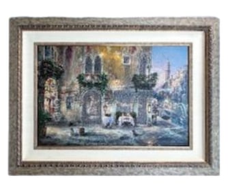 Cao Yong, Evening in Venice, 738/750, Mixed Media