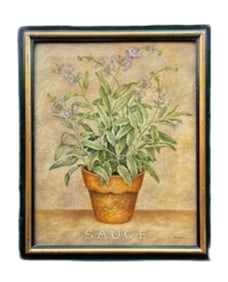 Trevor James, Sauge, Oil on Canvas