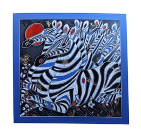 Jiang Tie Feng, Imperial Zebras, Signed, 33/50