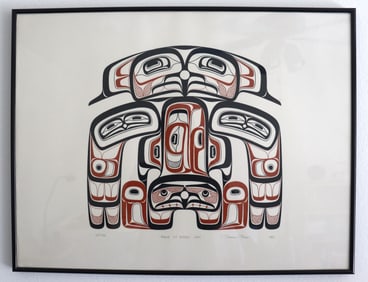 Duane Pasco, serigraph, "Eagle in Every Way", 1983, Native American, Limited Ed., Pencil Signed