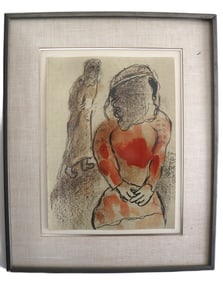 Marc Chagall: Tamar, Daughter-in-Law of Judah, Original Lithograph,1960