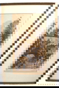 Edward Jacombe 1928 Signed European Street Scene Etching Realist Early 20th Century Fine Art: Artist: Edward Jacombe Description: Edward Jacombe, 1928, Signed, European Stre