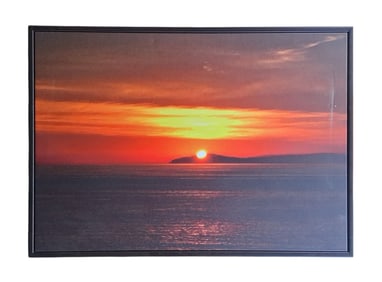 Catalina Sunset, Signed, Canvas Photography Print