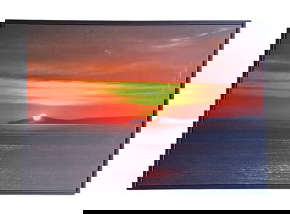 Lucy Wojskowicz Signed, Catalina Sunset Photographic Print, Contemporary American Landscape Art: Artist: Description: Signed, Catalina Sunset, American, Photographic Print, Cont