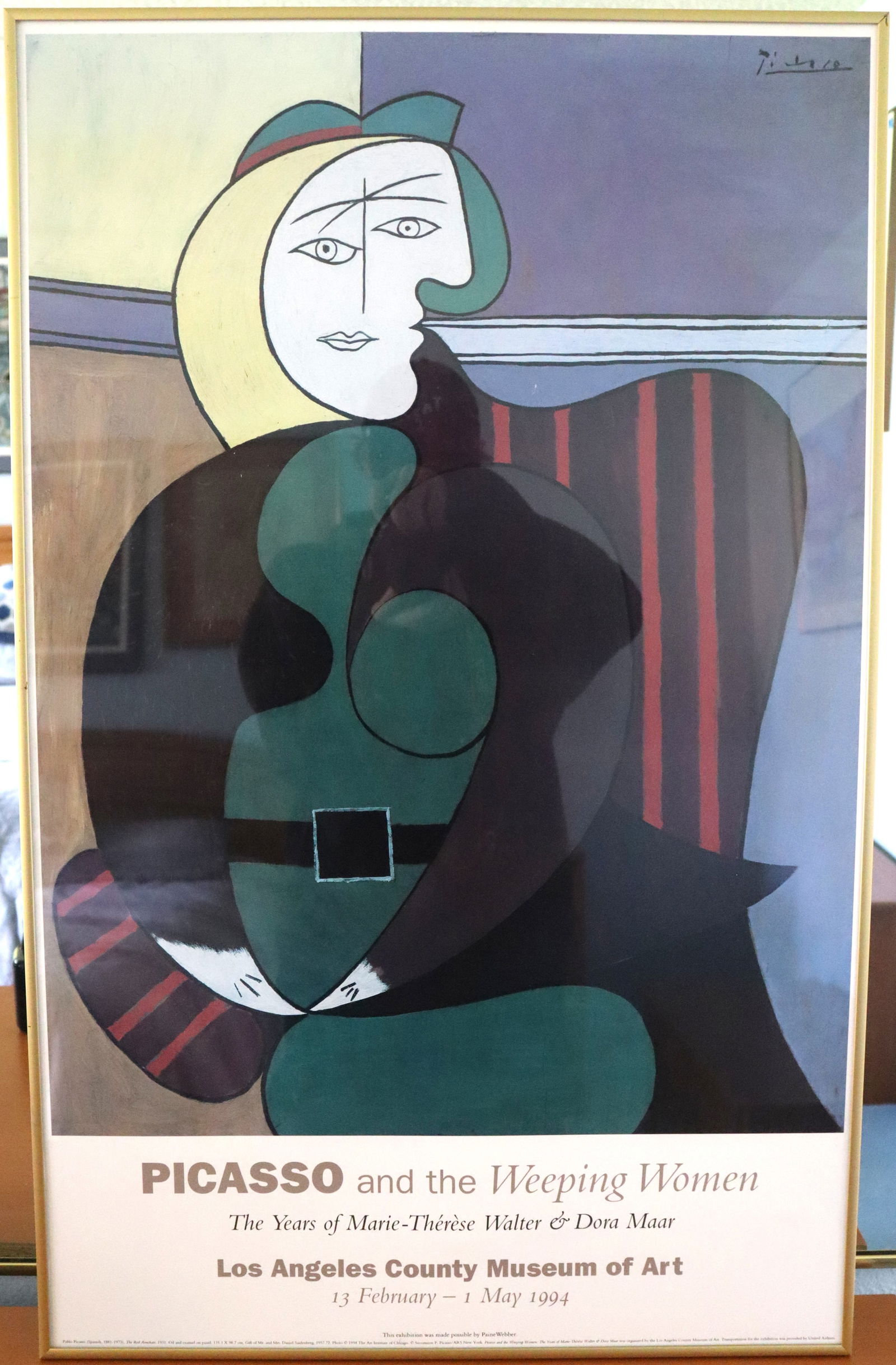 Pablo Picasso, Picasso and the Weeping Women, Exhibition Poster, 1994, Printed Signature (1 of 4)