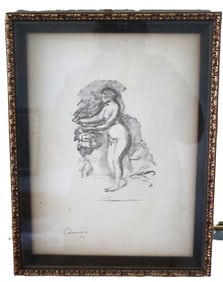 Pierre-Auguste Renoir, Sketch/Drawing, Print, Signed