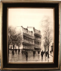 20th Century, European City Street Scene