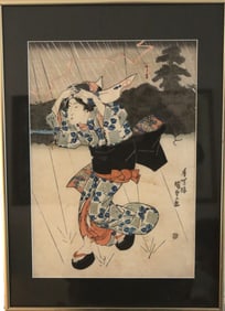 Japanese Woodblock Print, Ukiyo-e, Signed