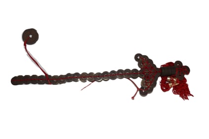 Chinese Coin Sword, Folk Art, Original