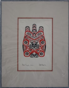 Bill Reid, 1973, Signed, Haida Grizzly Huaji, Canadian, Haida Northwest Coast Native American