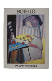 Fernando Botero, San Juan, Puerto Rico, Poster, Print, Printed Signature