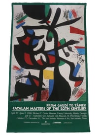 Joan Miró, The Merchandise of Color, Exhibition Poster, Print