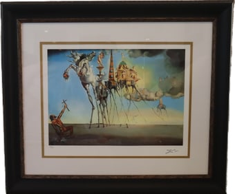 Salvador Dalí, The Temptation of St. Anthony, Surrealist Painting, Giclée, Limited Edition