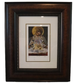 Salvador Dalí, 1999, Madonna of Port Lligat, Surrealist Painting, Lithograph, Limited Edition