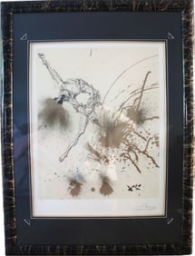 Salvador Dalí, The Divine Comedy, Surrealist Drawing, Lithograph, Limited Edition 141/300, Pencil