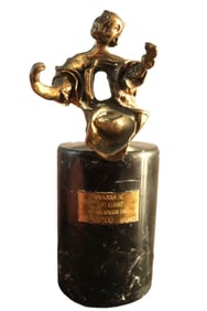 Salvador Dalí, Madonna de Port Lligat, Surrealist Sculpture, Bronze, Limited Edition AB-52/100,