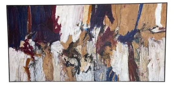 Arne Hiersoux, Melancholia Borealis, Abstract Painting, Mixed Media, Original, Signed