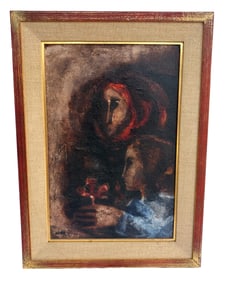 Alvar Sunol - Mother & Child - Oil Painting