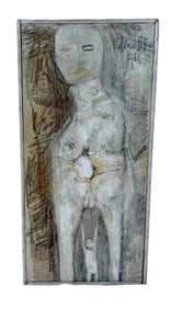 Agnese Udinotti - Nude Study - Oil Painting