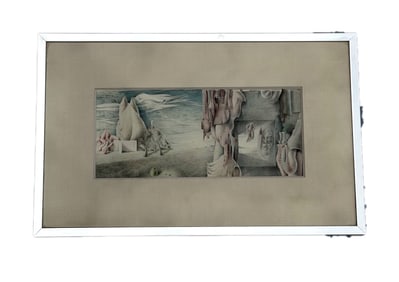 Eric Paetz - Surrealist Landscape - Graphite Art Piece