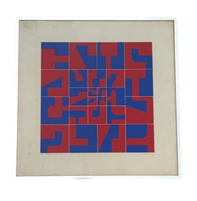 Norman Ives - Reversed Grounds - 1968 - Screenprint