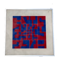 Norman Ives - Reversed Grounds - 1968 - Screenprint