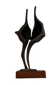John Dewitt Clark - Abstract Bronze Sculpture