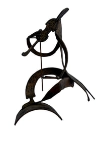 Charles Bertram Johnson - Violinist - Bronze Sculpture