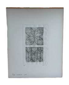 Jules Engel - Geometric Art Piece - Signed 1969