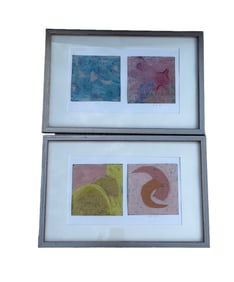 Nya - Pastel on Paper - Art Pieces - Set of 4