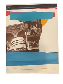 Robert Motherwell, “ Carnegie Hall” New York,New York .Color Lithograph