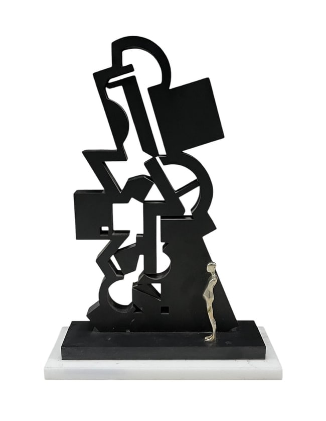 Ernest Trova - Falling Man Abstract Composition, 1987 (1 of 6)