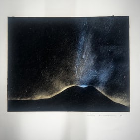 Lita Albuquerque, pencil signed 1987, untiltled monoprint