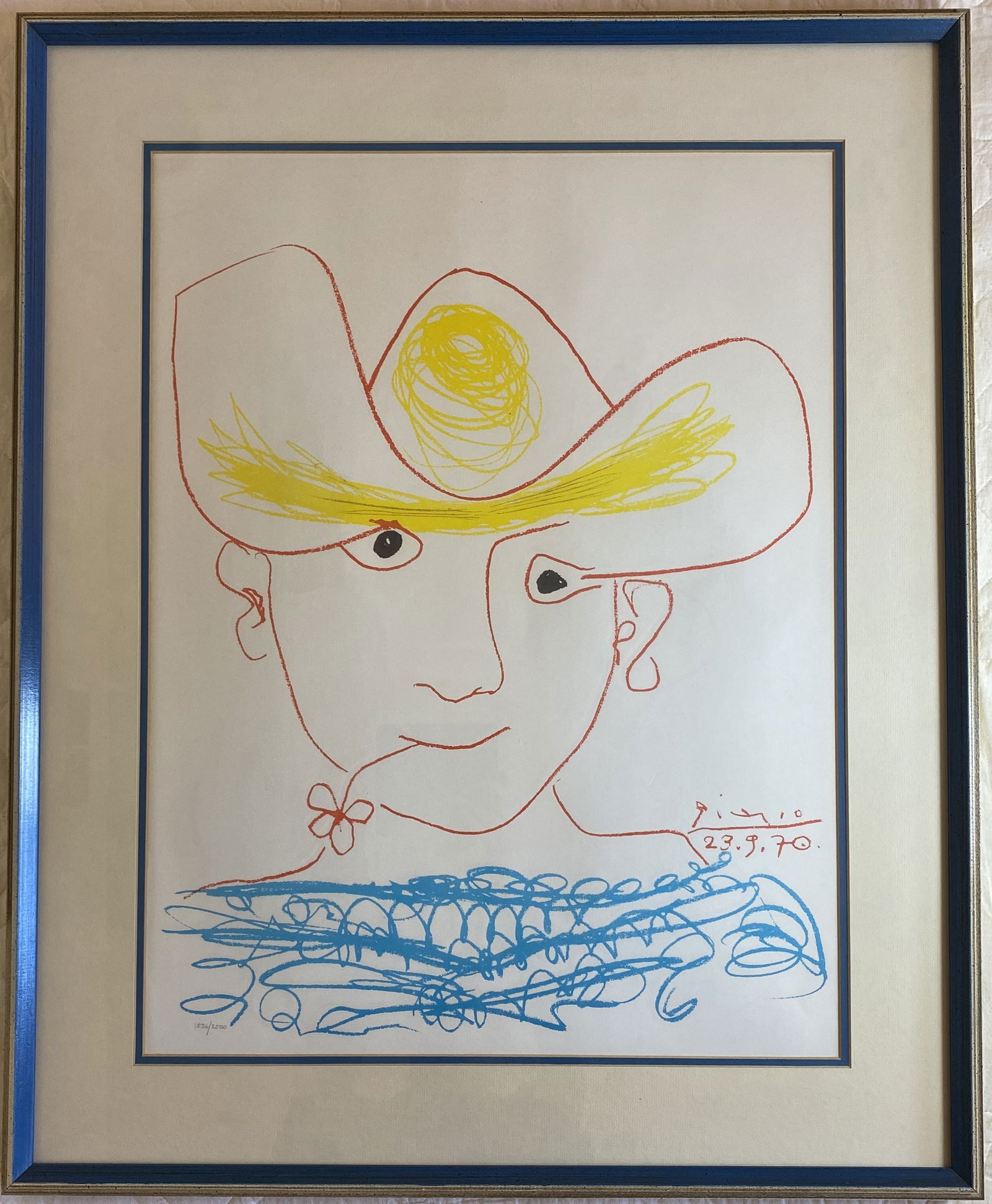 Pablo Picasso - Young Spanish Peasant - Lithograph (1 of 1)