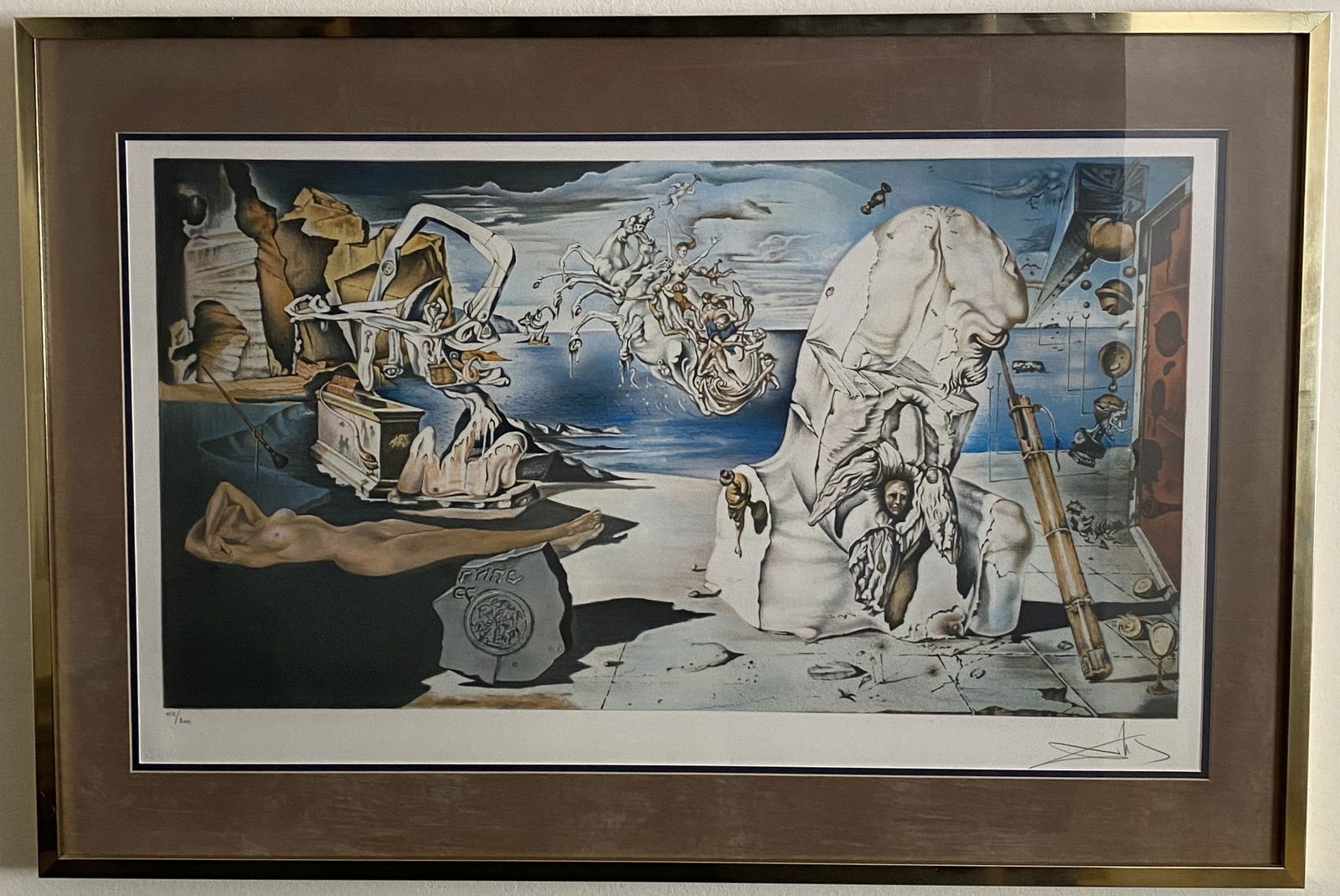 Salvador Dali - The Apotheosis of Homer - Signed Lithograph (1 of 1)