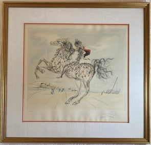 Salvador Dali - La Chevauchee - Signed Lithograph