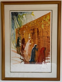 Salvador Dali - The Wailing Wall - Signed Lithograph
