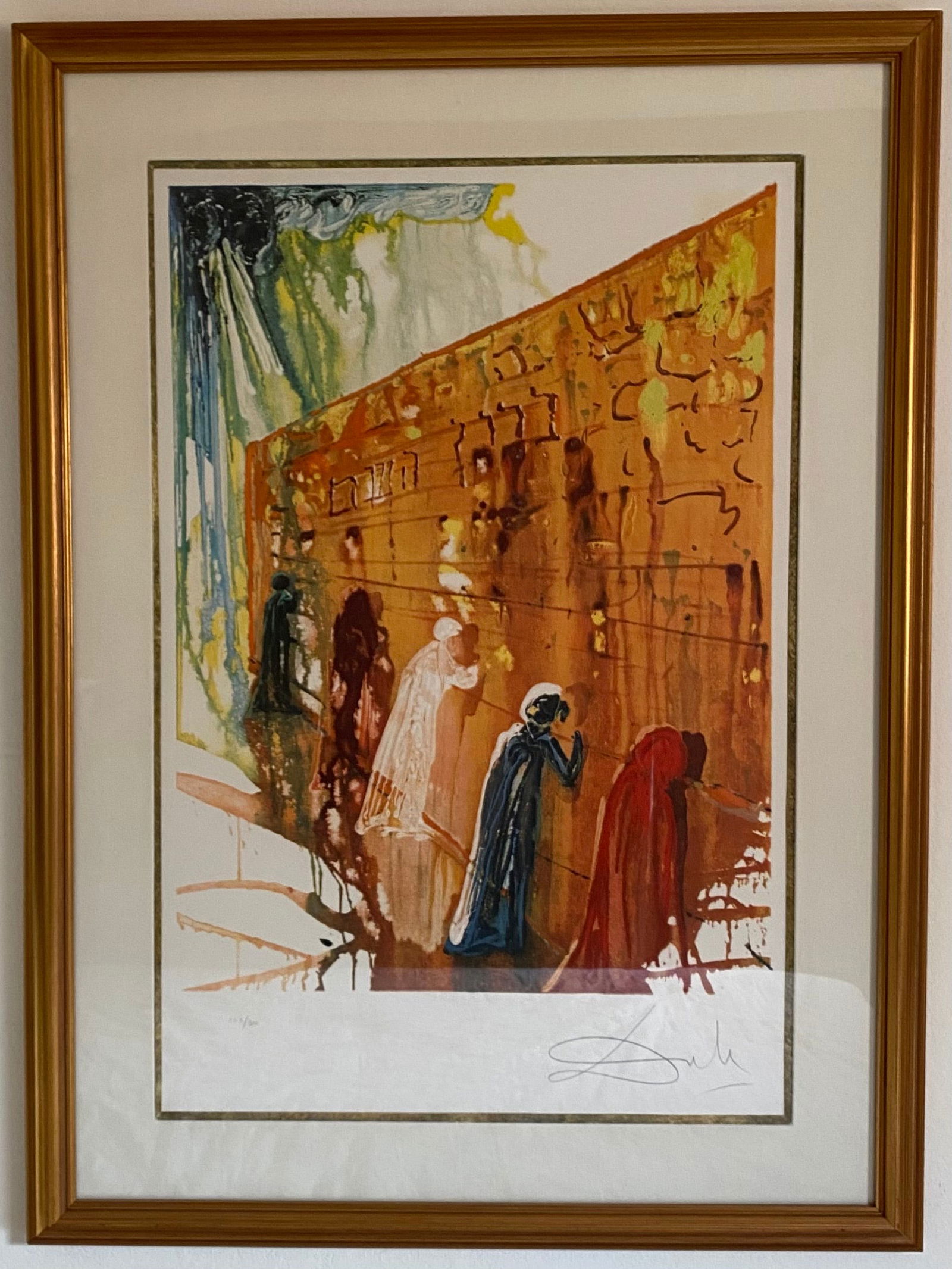 Salvador Dali - The Wailing Wall - Signed Lithograph (1 of 1)