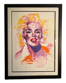 Marilyn Monroe serigraph by Michael Bryan. Pencil Signed/Numbered