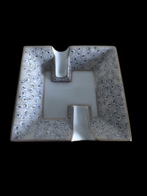 Herend Hungary Porcelain Babos Palma Design Holder Tray First Edition - Handpainted Porcelain Signed