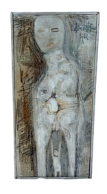 Agnese Udinotti - Nude Study - Oil Painting