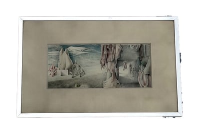 Eric Paetz - Surrealist Landscape - Graphite Art Piece