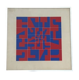 Norman Ives - Reversed Grounds - 1968 - Screenprint
