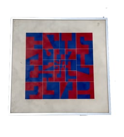 Norman Ives - Reversed Grounds - 1968 - Screenprint